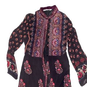 Zara embroidered cardigan!